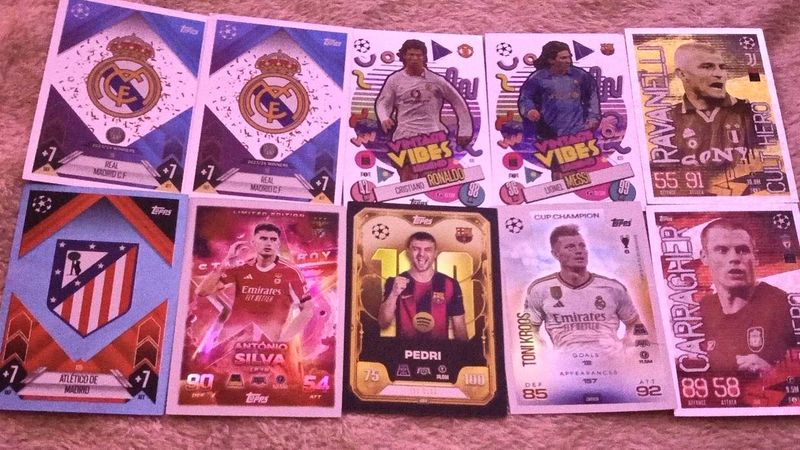 Collection of Football Trading Cards
