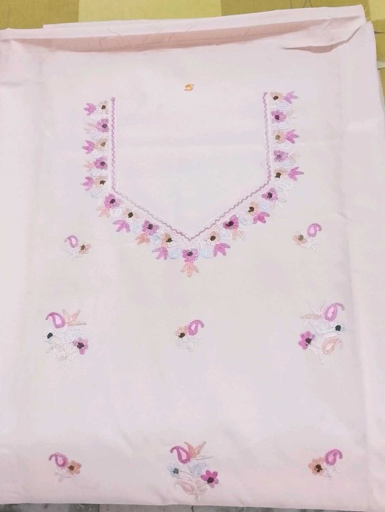 full Embroidered suit piece (unstitched)