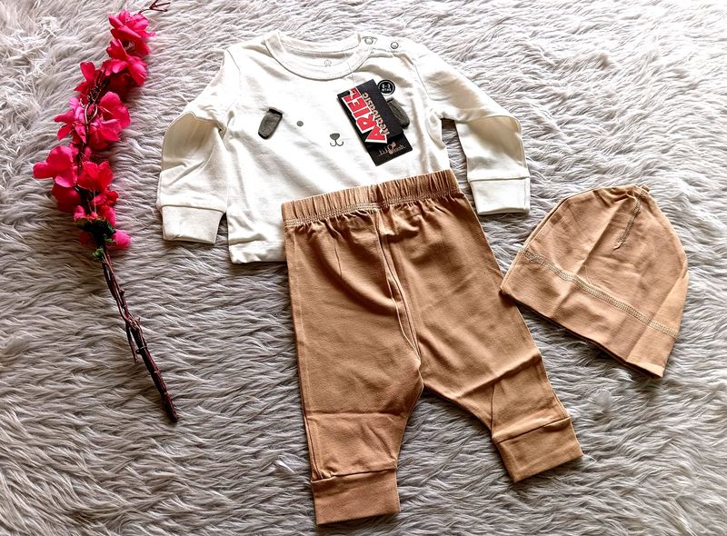 Ariel White &amp; Sand Brown Set (Babies)