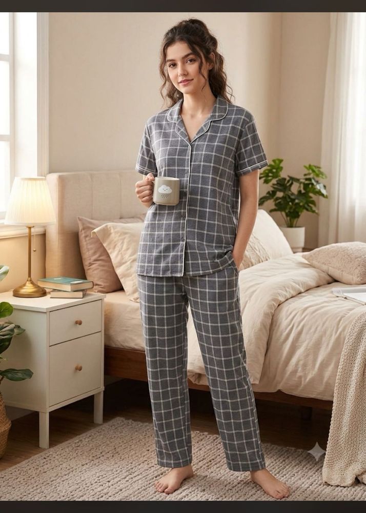Cozy Plaid Pajama Set