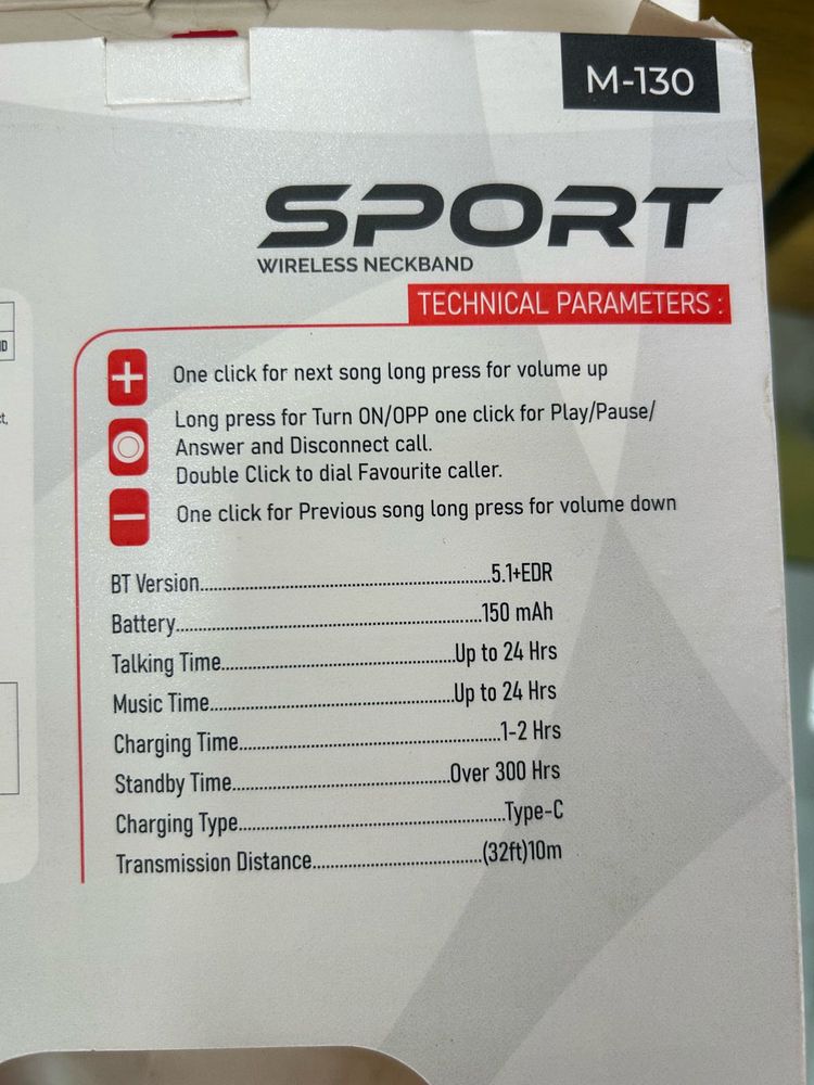 SPORT Wireless Neckband