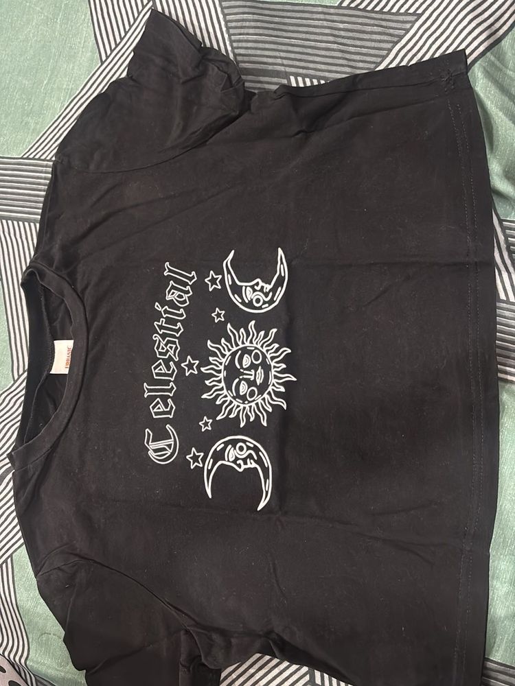 Celestial Sun Moon Graphic Tee