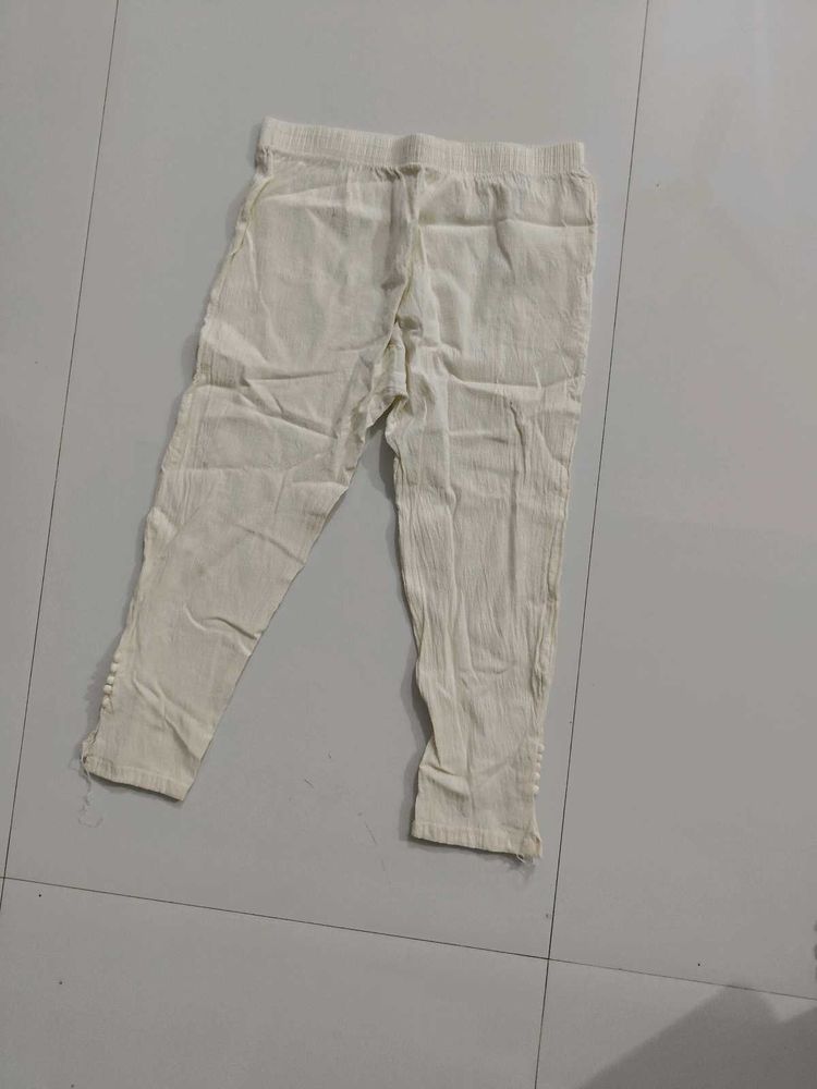 Off white kids pants with pockets