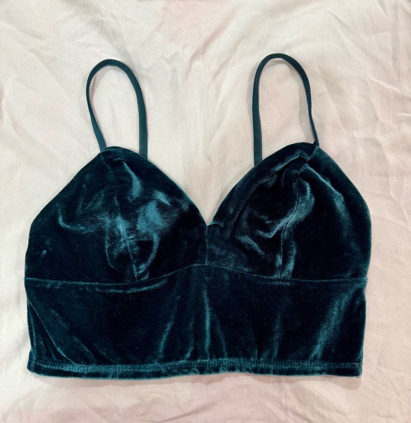 Velvet Teal Bralette