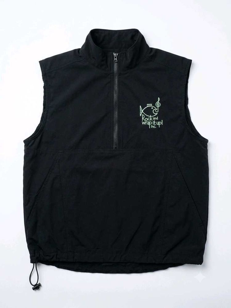 Sleeveless Quarter Zip Vest