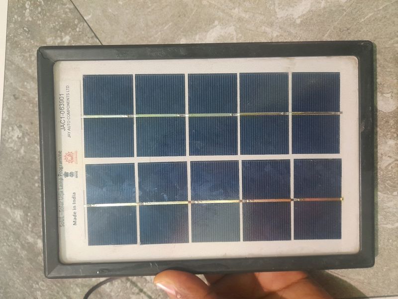 Solar Plate With Big Length Charging Cable