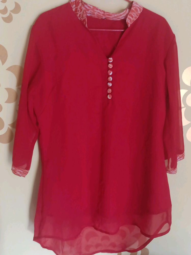 Plane Red Top