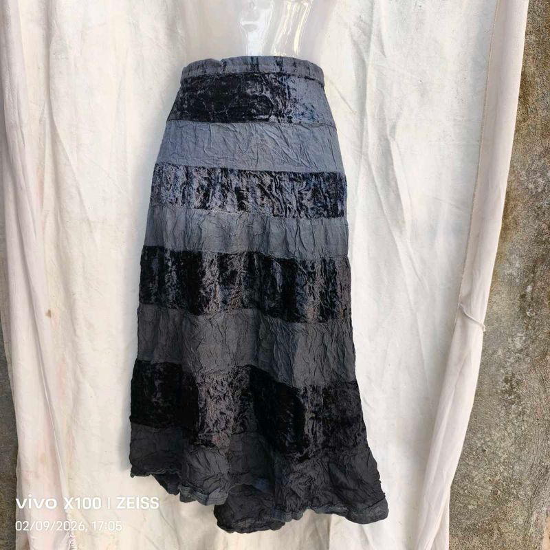 Unique Striped Ethnic Skirt