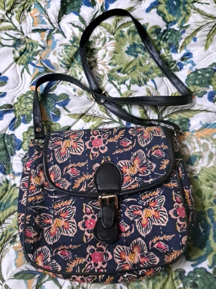 Floral Print Crossbody Bag