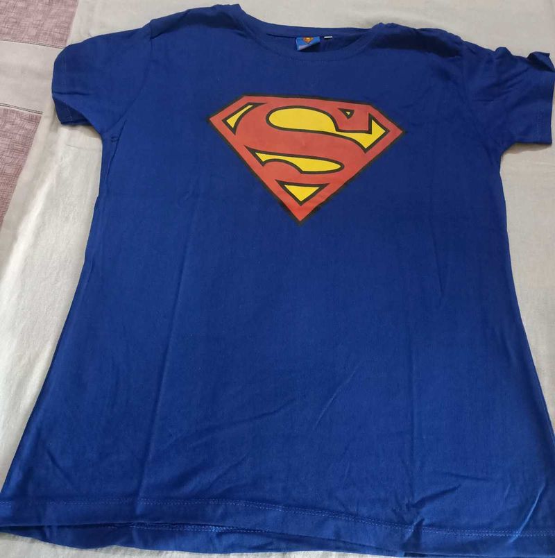 Superman Logo Blue T-Shirt