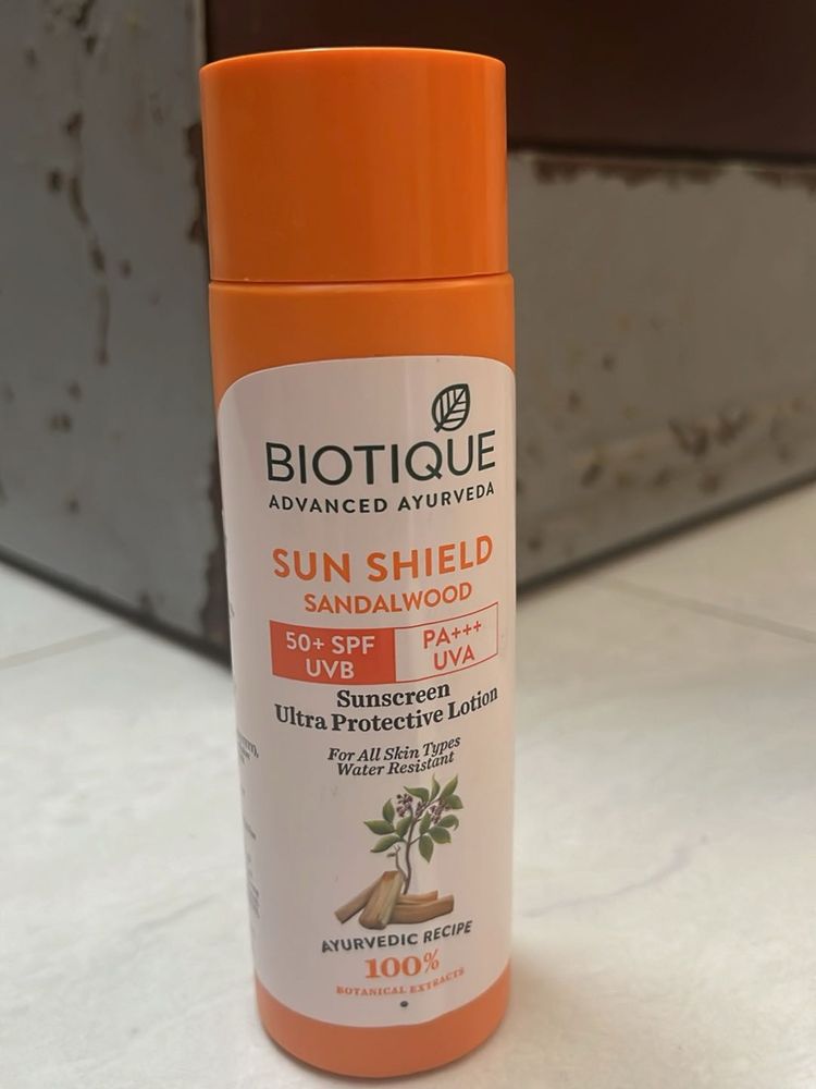 Biotique Sun Shield Sandalwood Sunscreen