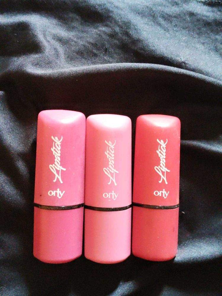 Orly Lipsticks - Set of 3 Pink Shades
