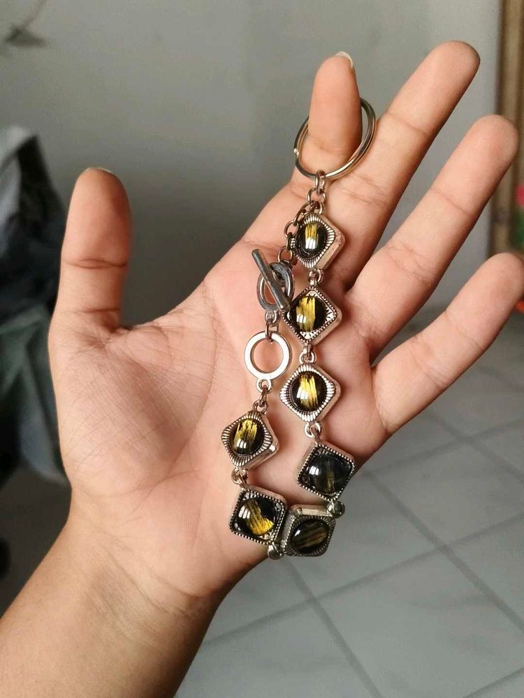 Stylish Beaded Keychain