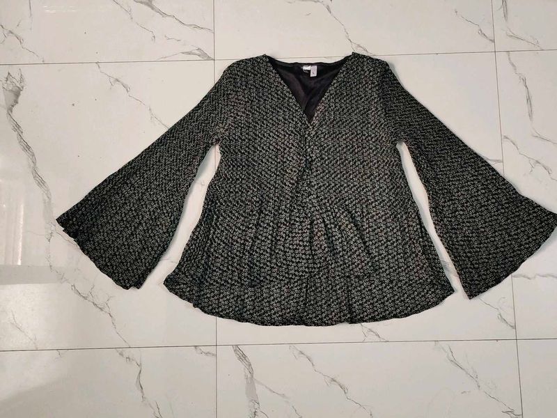 Boho Bell Sleeve Tunic Top