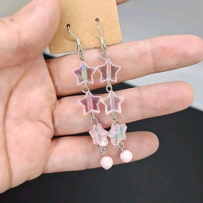 Iridescent Star Handmade Earrings (Any 1)