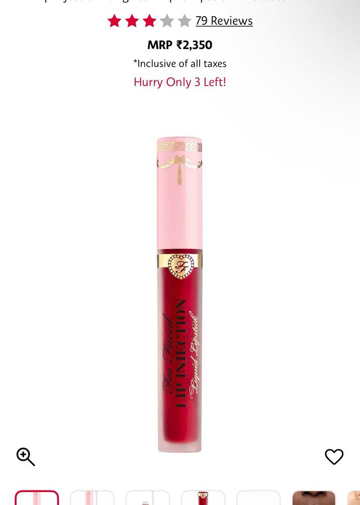 Too Faced Liquid Lipstick
