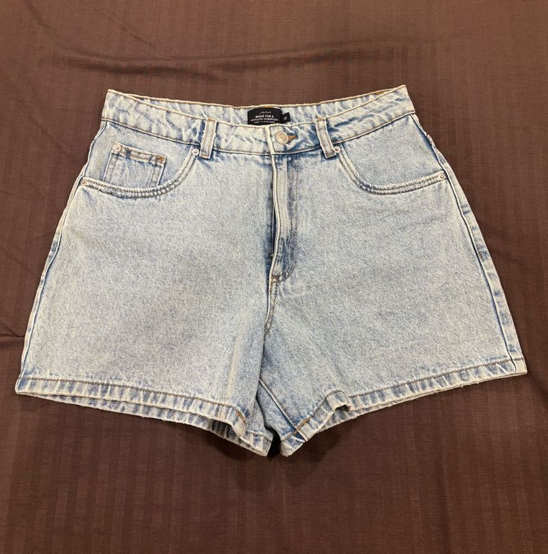 Light Wash Denim Shorts