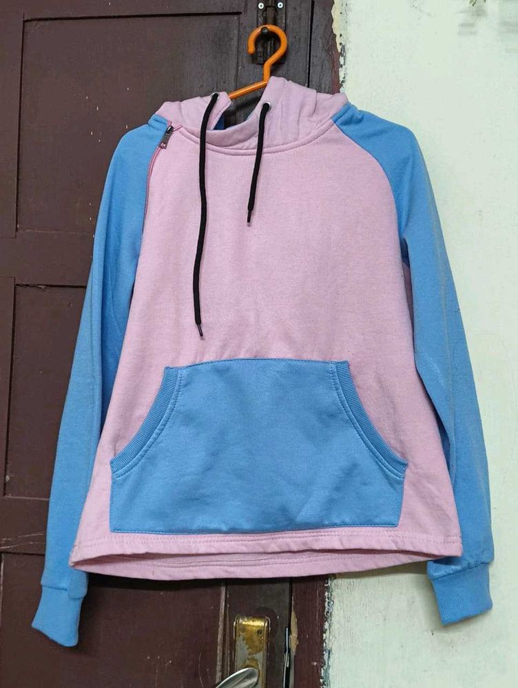 Pink &amp; Blue Hoodie