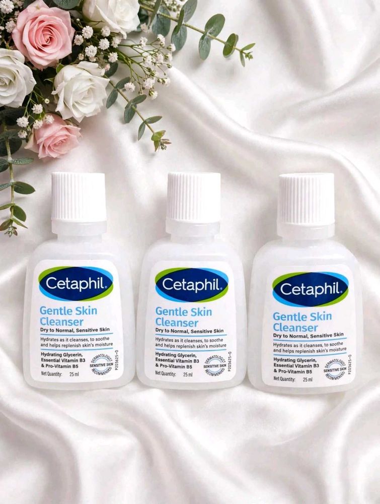 Cetaphil Gentle Skin Cleanser 25ml x 3 Combo | For