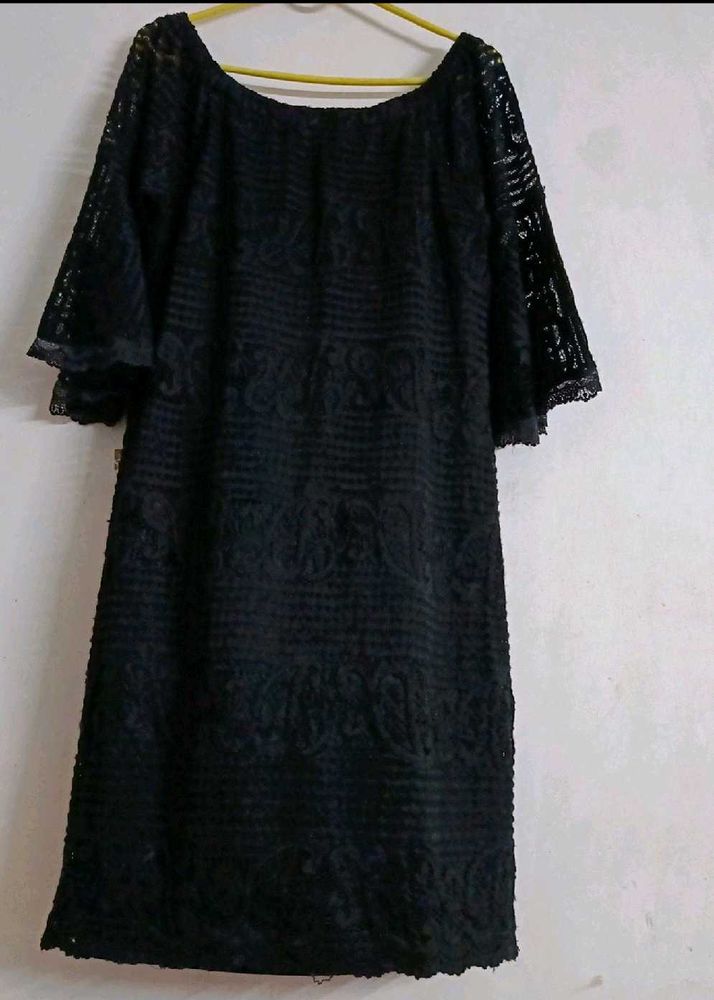 Elegant Black Lace bodycon dress