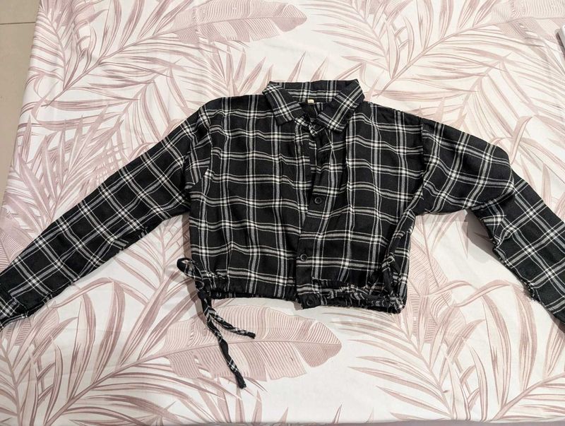 Plaid Crop Top