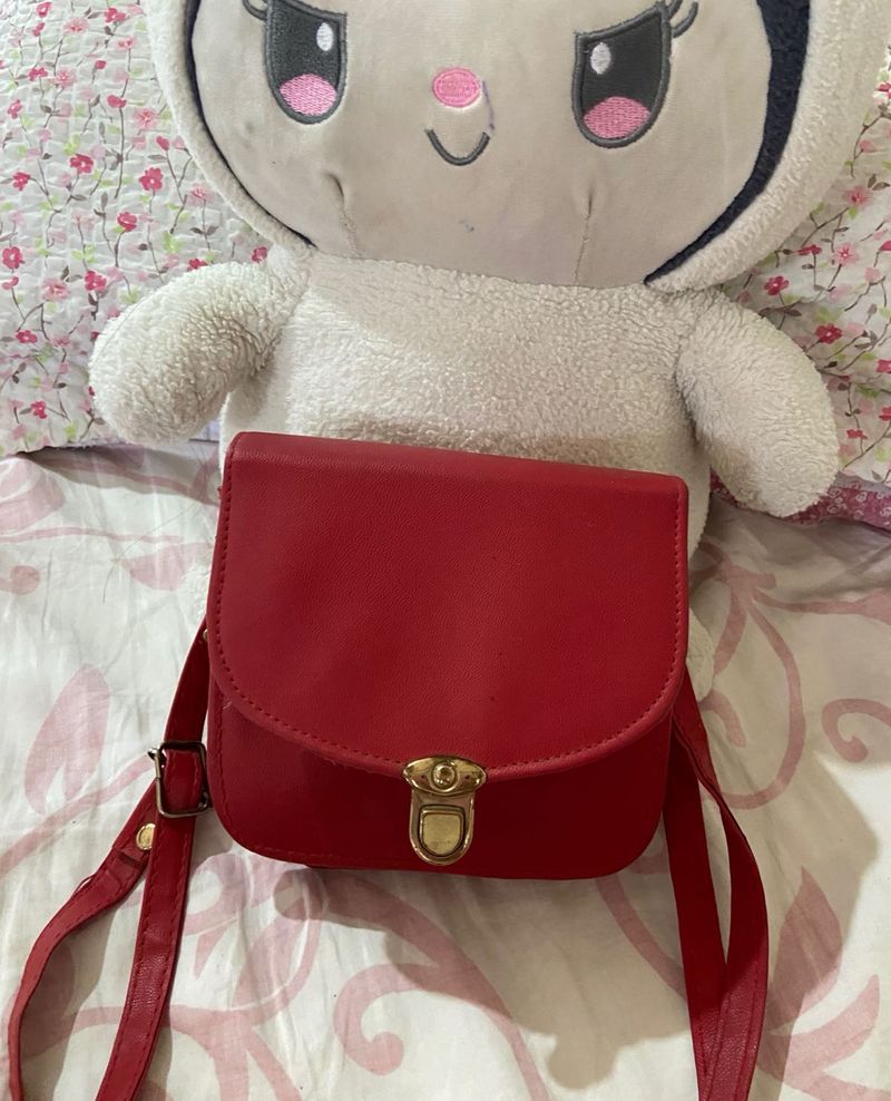 Chic Red Crossbody Bag
