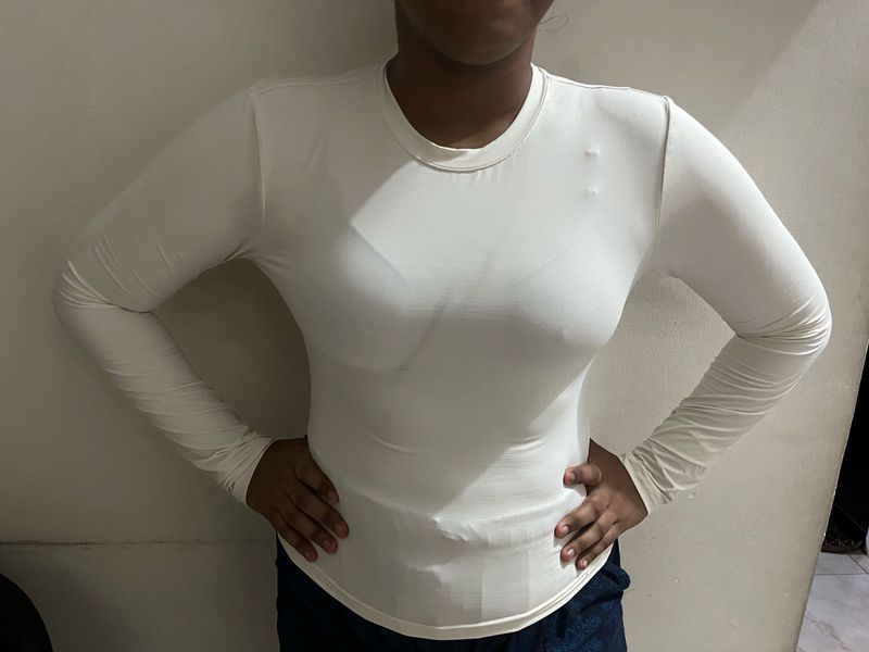 Bonkers Corner White Long Sleeve Top