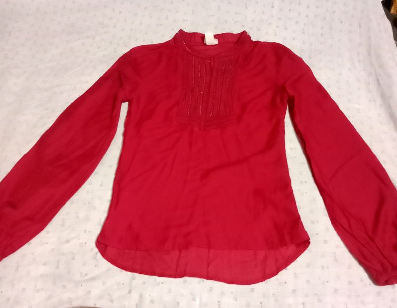 Beautiful Red Kurti Top❤️