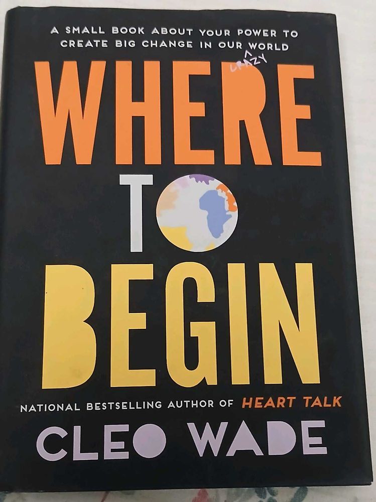 Where To Begin Hardback by Cleo Wade