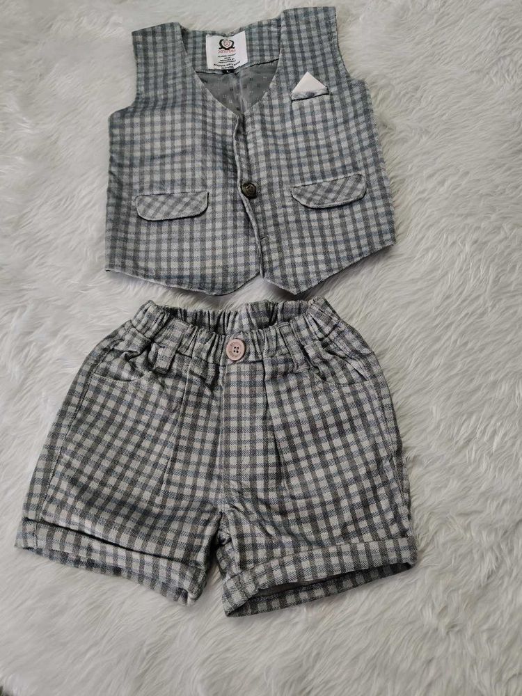 Baby Boy Vest &amp; Shorts Set