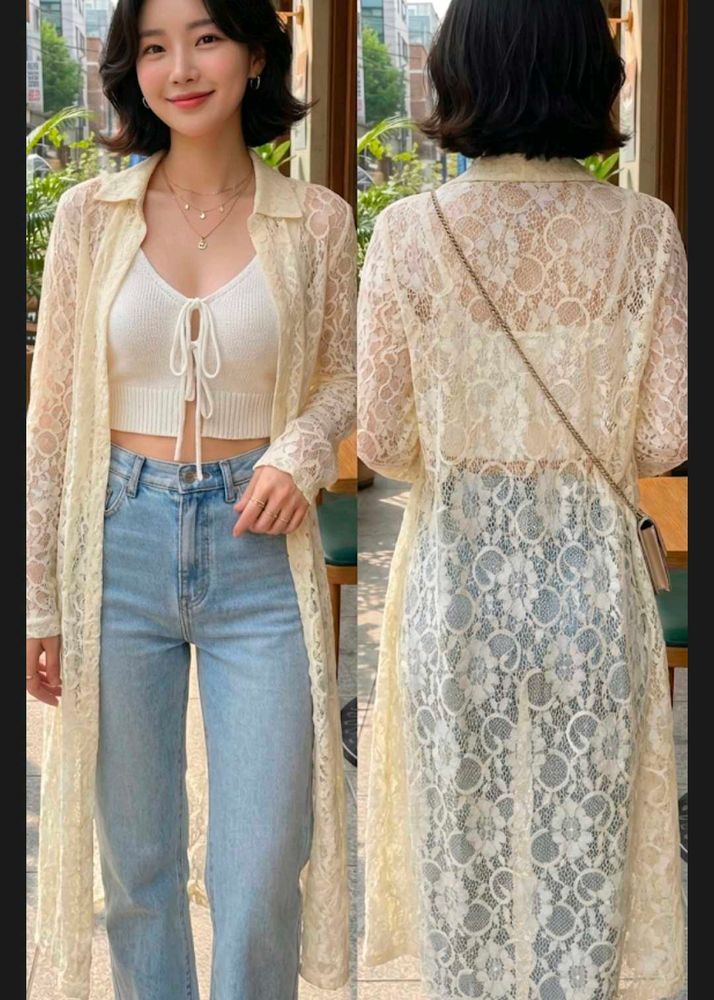 Lace Duster Cardigan