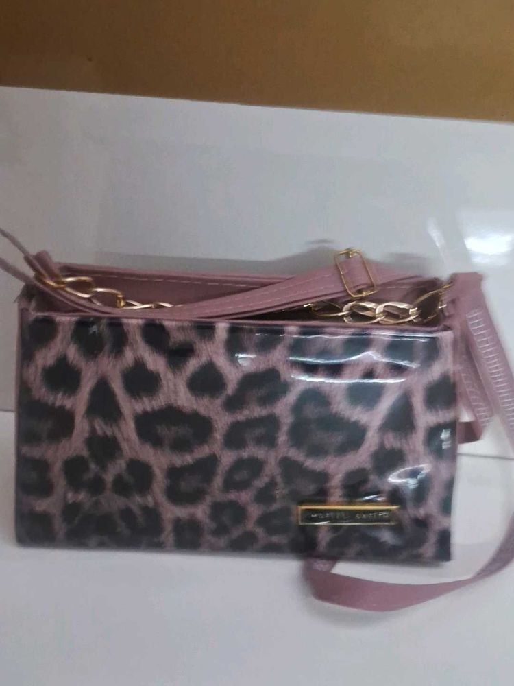 Chic Leopard Print Crossbody Bag
