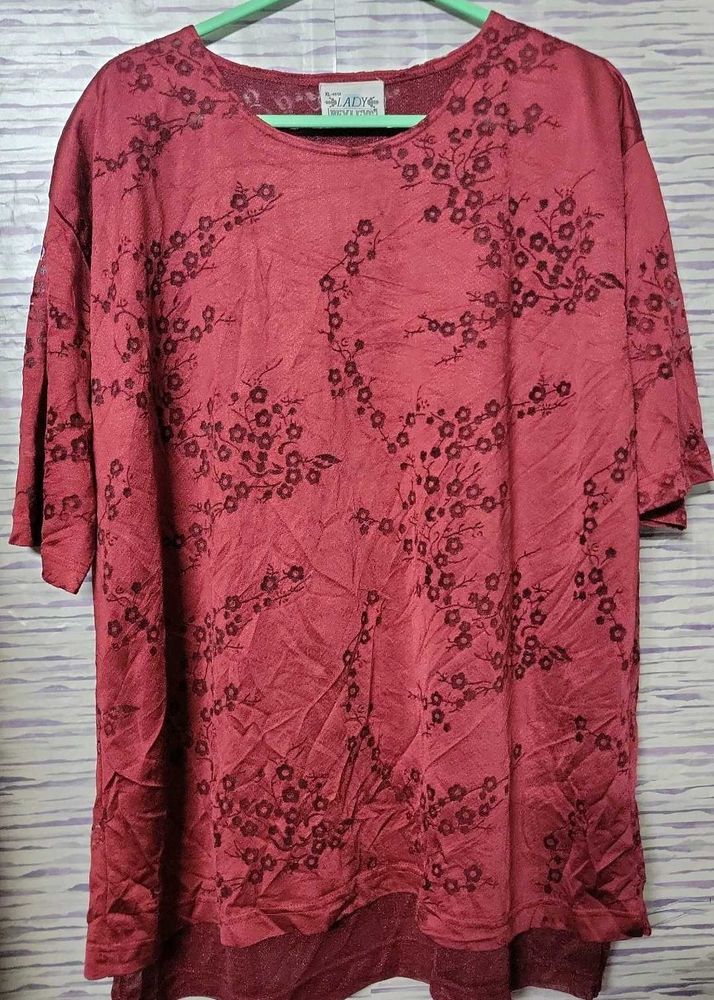 Floral Print Women's Top