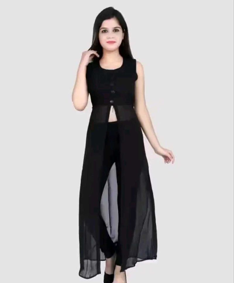 Stylish Black Kurta Set