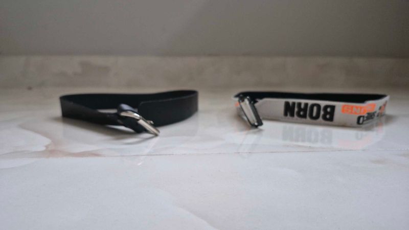Stylish Black and White Belts