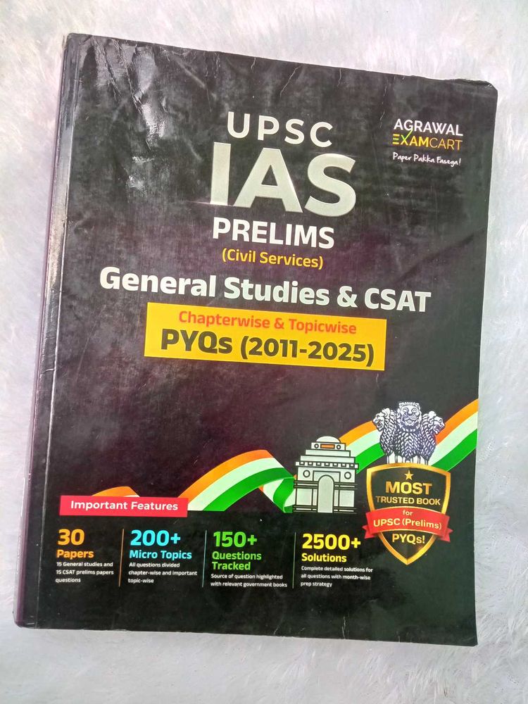 UPSC IAS Prelims General Studies &amp; CSAT PYQs Book