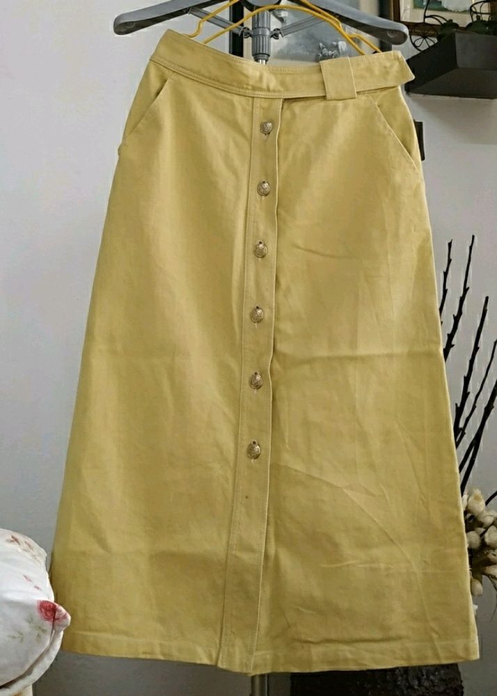 Vintage MaxMara Button Up Skirt