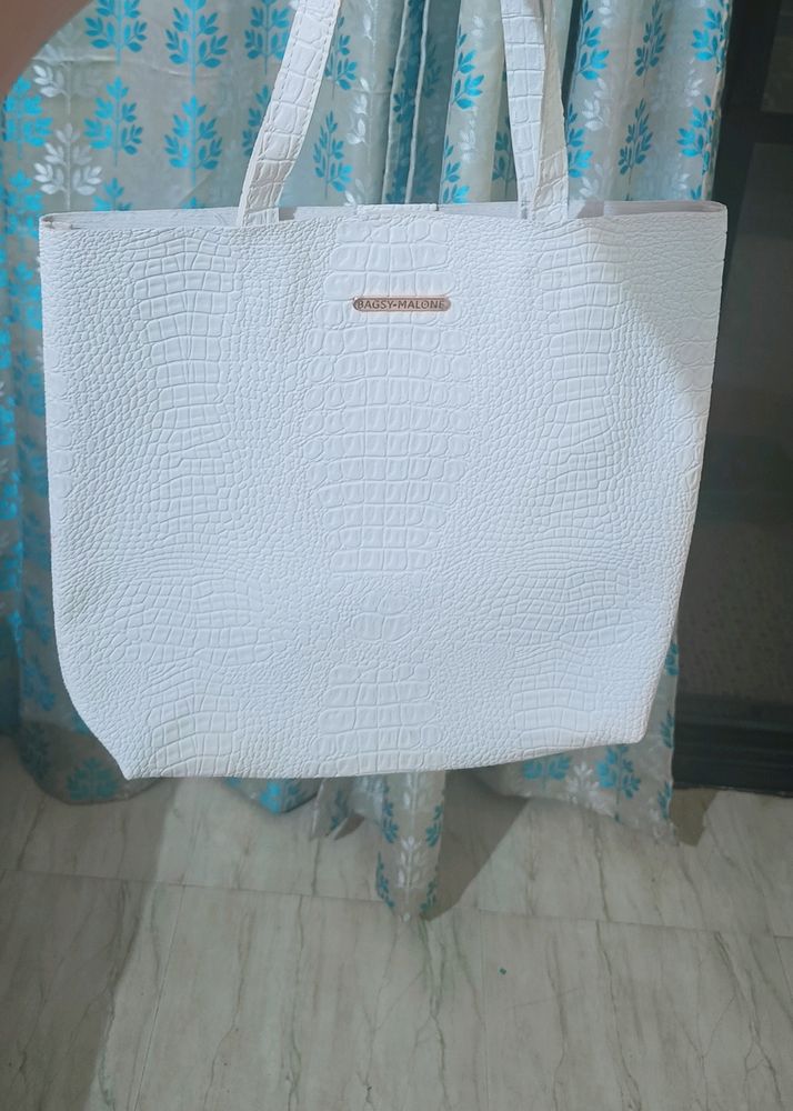 White Hand Bag