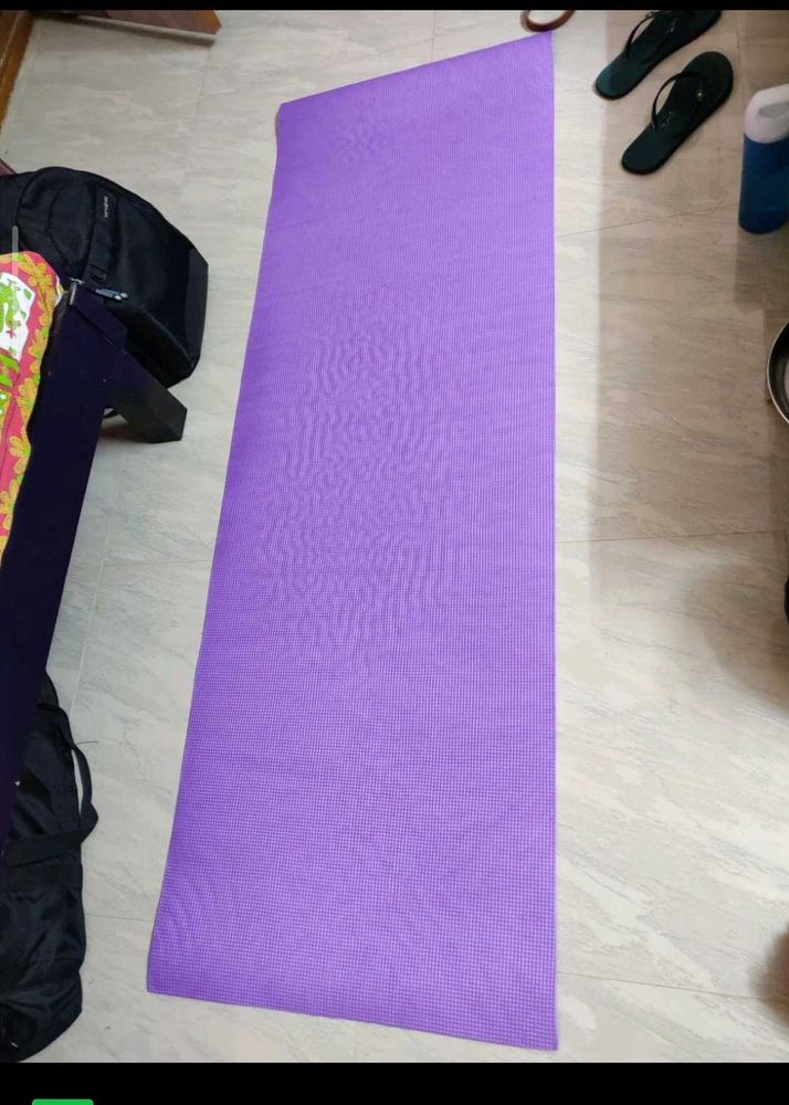 115.Purple Yoga Mat