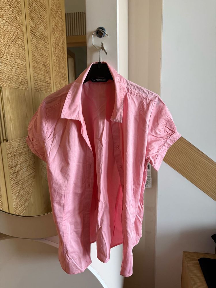 Allen Sollt Pink Short Sleeve Shirt