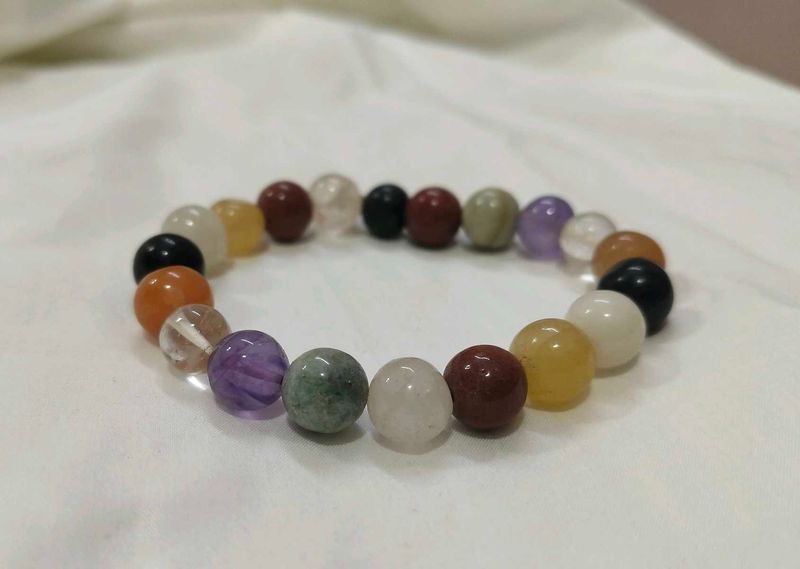 Multistone crystal Beaded Bracelet