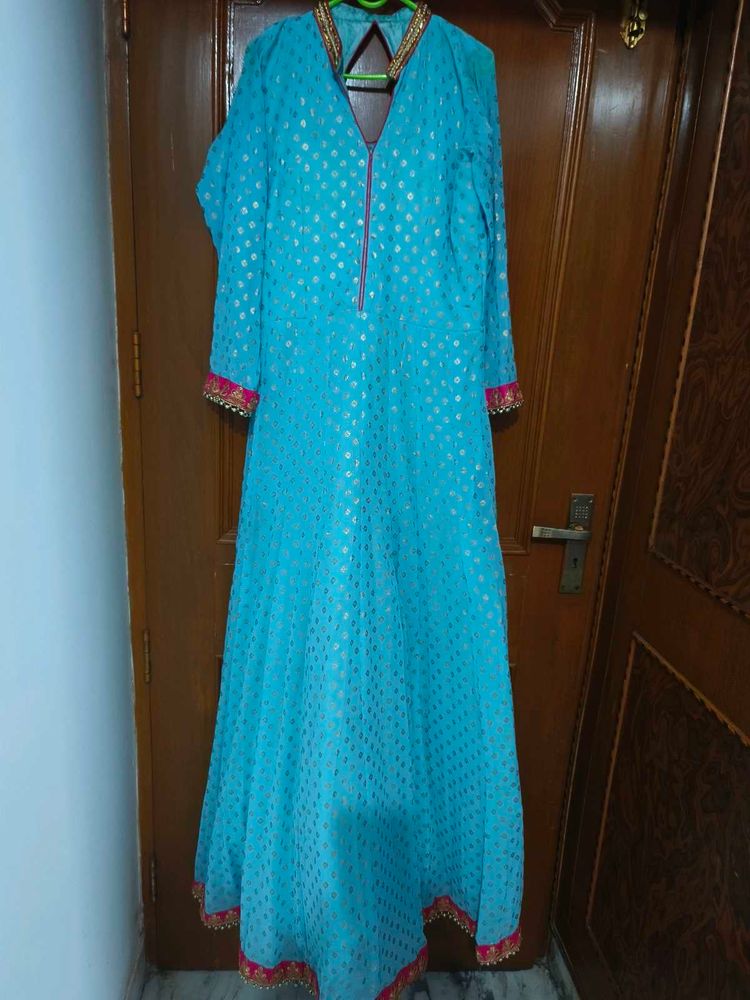 Beautiful Blue Ethnic Gown