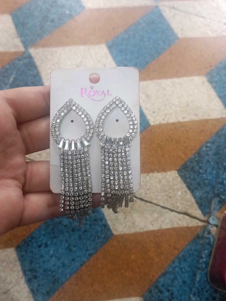 Sparkling Dangle Earrings