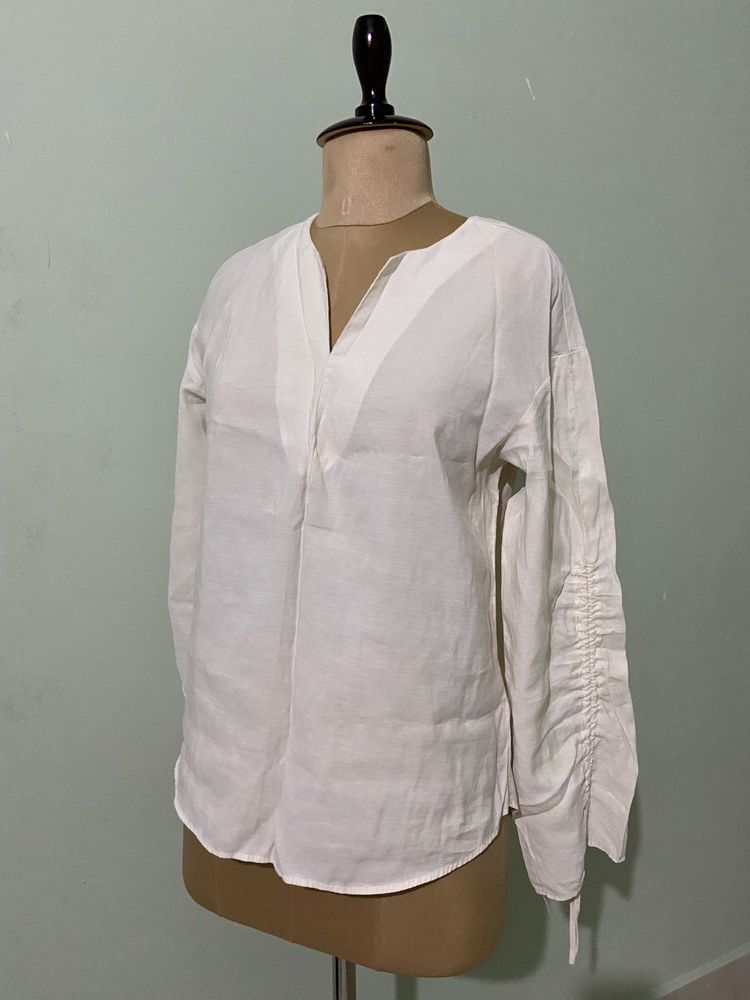H&amp;M Linen Kurta Top