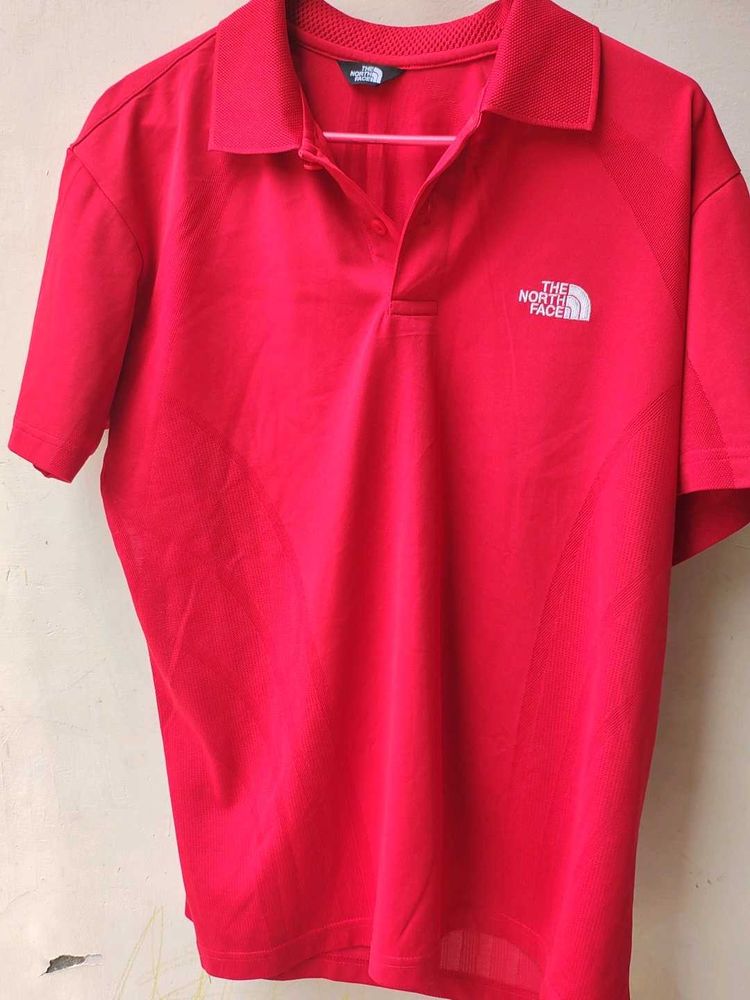 The North Face Red Polo Shirt
