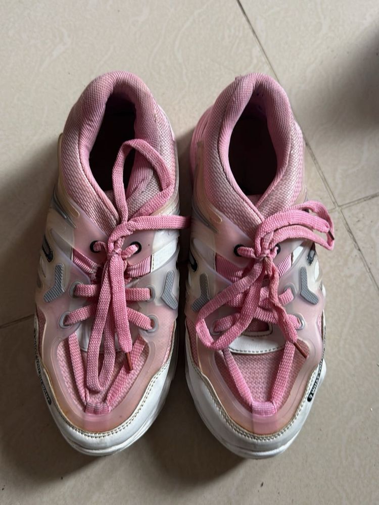 Pink Chunky Sneakers