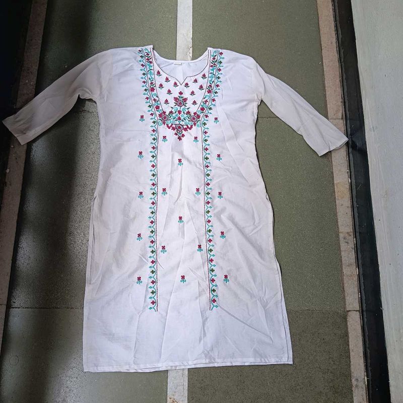 A White Kurti For Women❤️