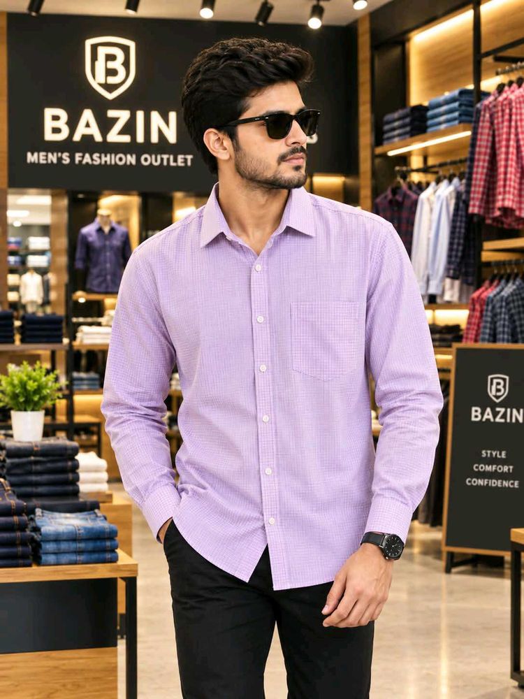 🇳🇿💫🎀 Men's Classic Fit Textured Shirt
