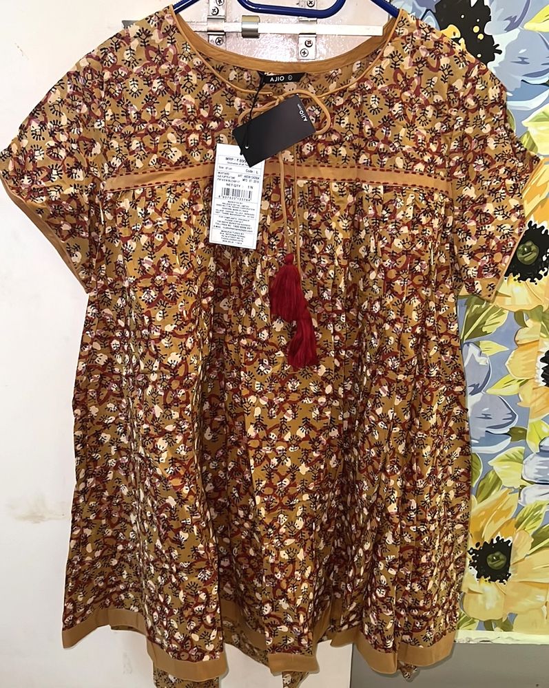 Tunic With Tassels L Size