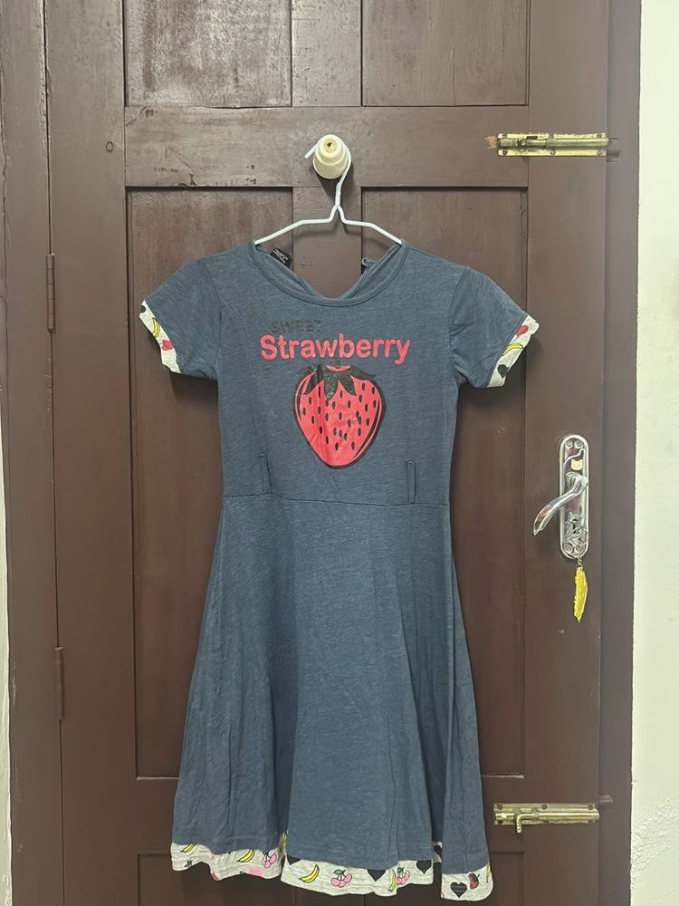 Cute Strawberry Print Dress | women | Girls